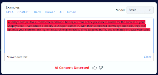 AI Generated Content