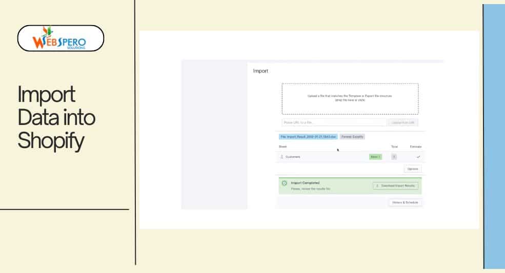 Import Data into Shopify
